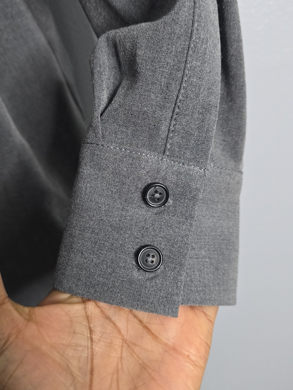 Sandwich Gray Popover Shirt Dress - Picture 6 of 8